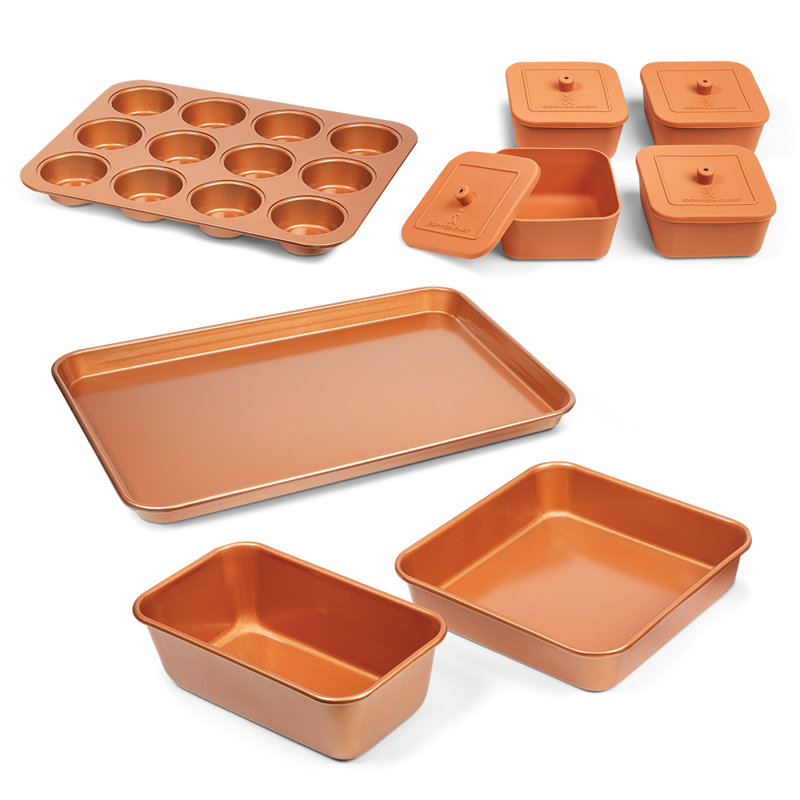 Copper Chef 12 Piece NonStick Bakeware Set & Reviews Wayfair